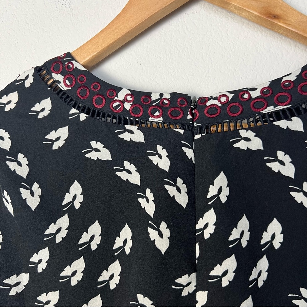 Anthropologie Black and White Patterned Romper - Picture 10 of 14